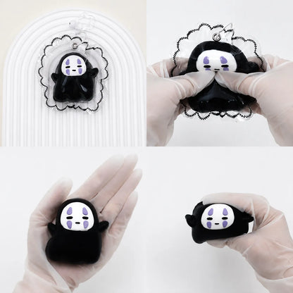 Halloween Slow-Rise Silicone Squishy Doll Keychain