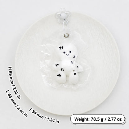 Halloween Slow-Rise Silicone Squishy Doll Keychain
