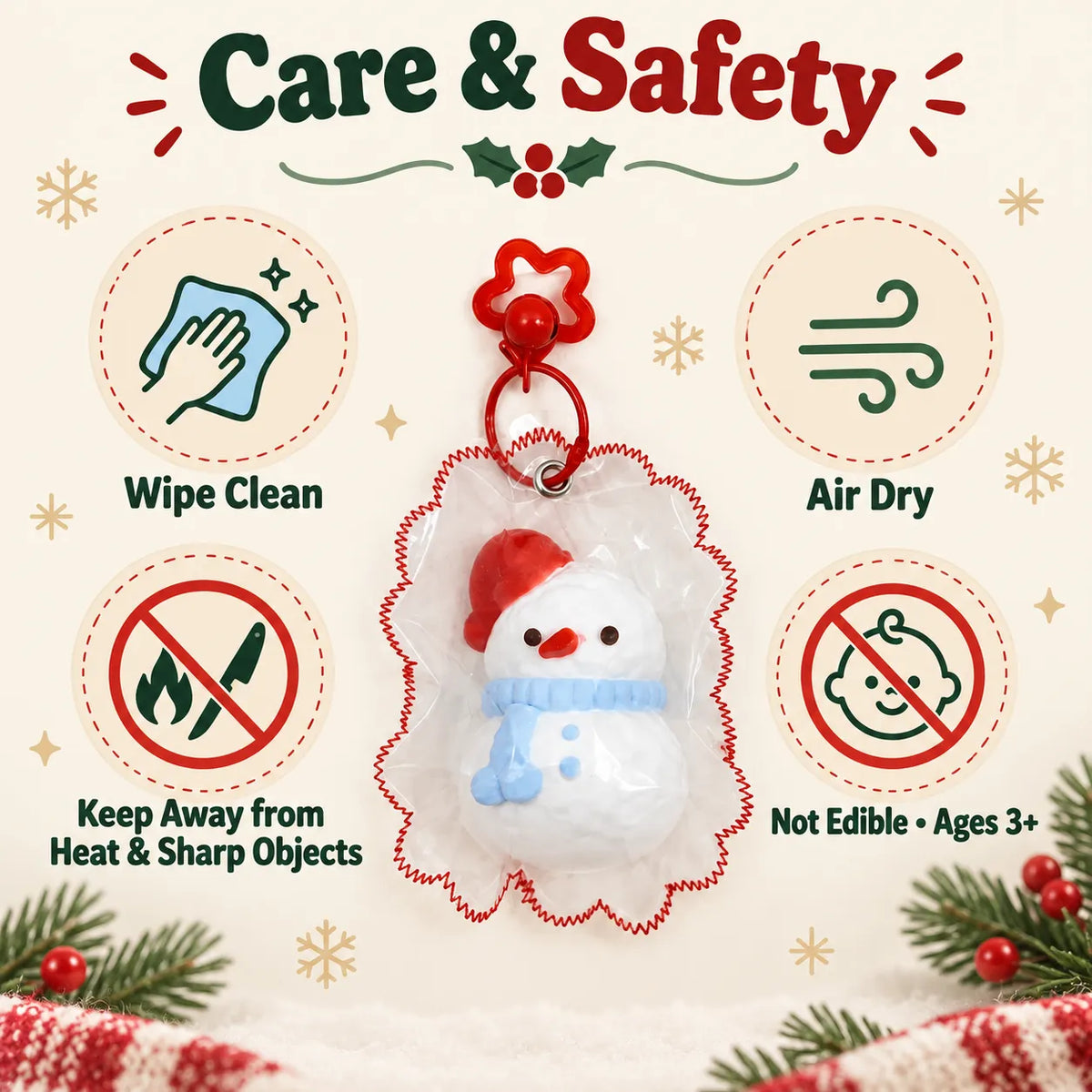 Christmas Slow-Rise Silicone Squishy Toys