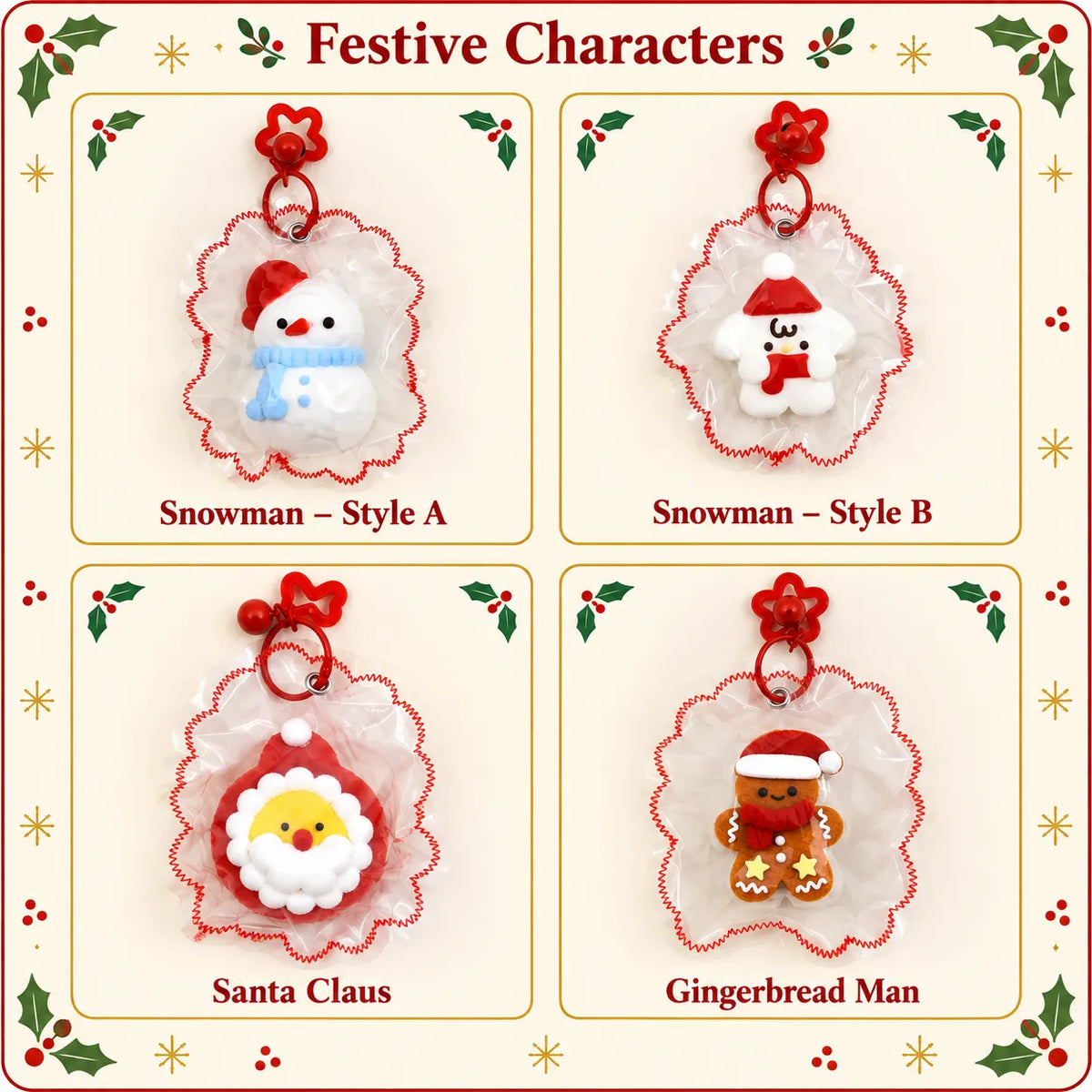 Christmas Slow-Rise Silicone Squishy Toys