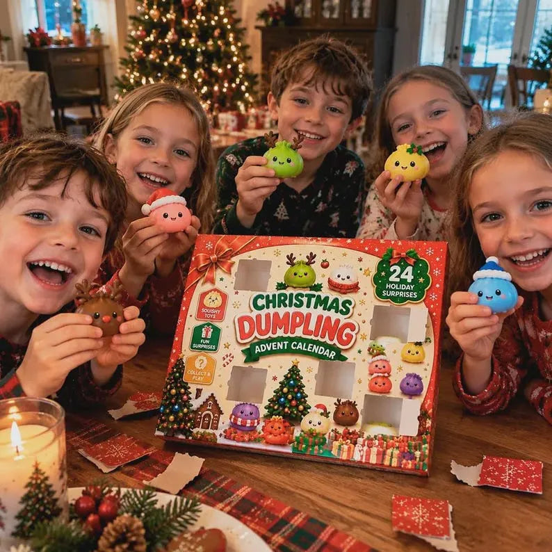 Christmas Squishy Advent Calendar 2026 – 24-Day Mini Squishy Toy Countdown