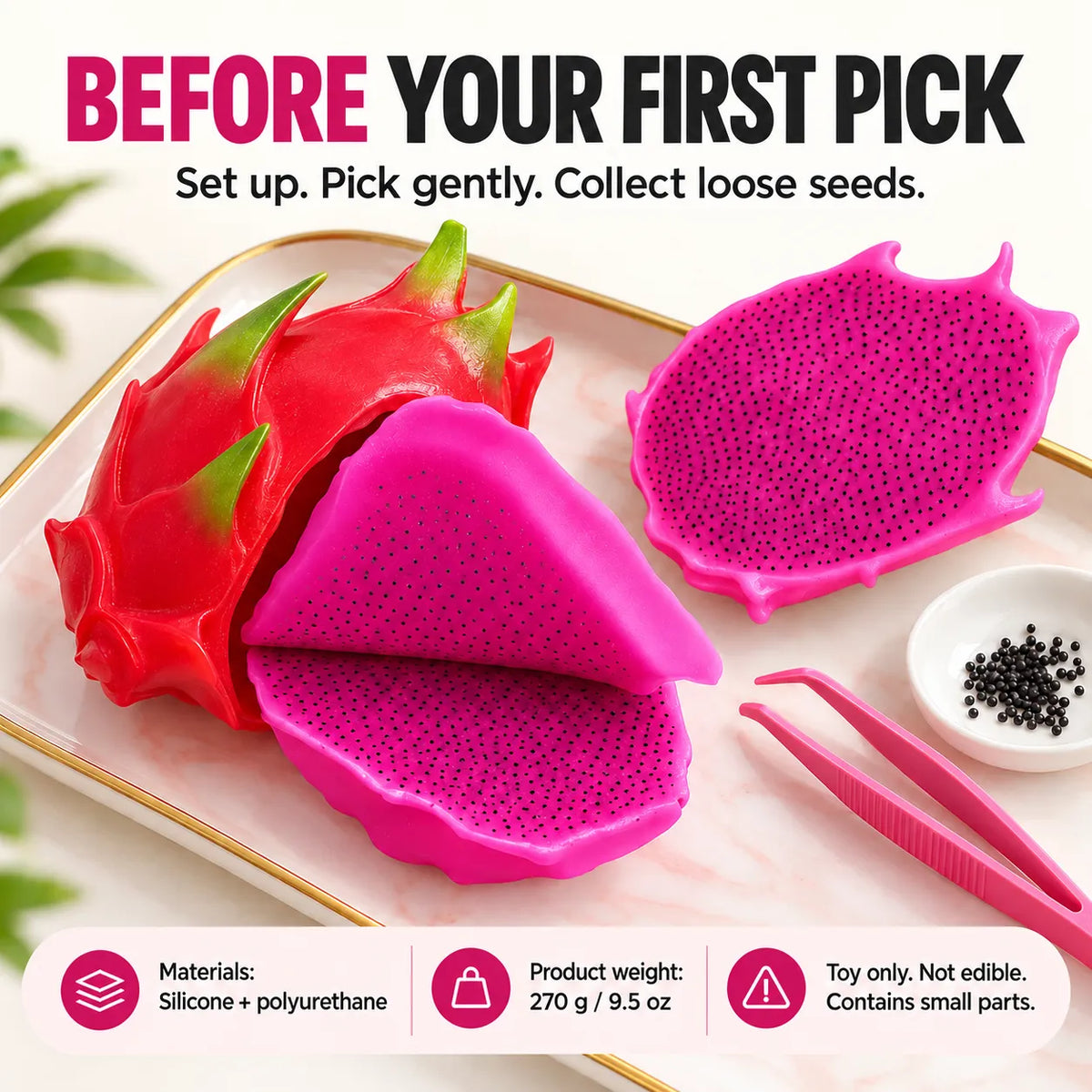Double-Layer Dragon Fruit Picking Toy