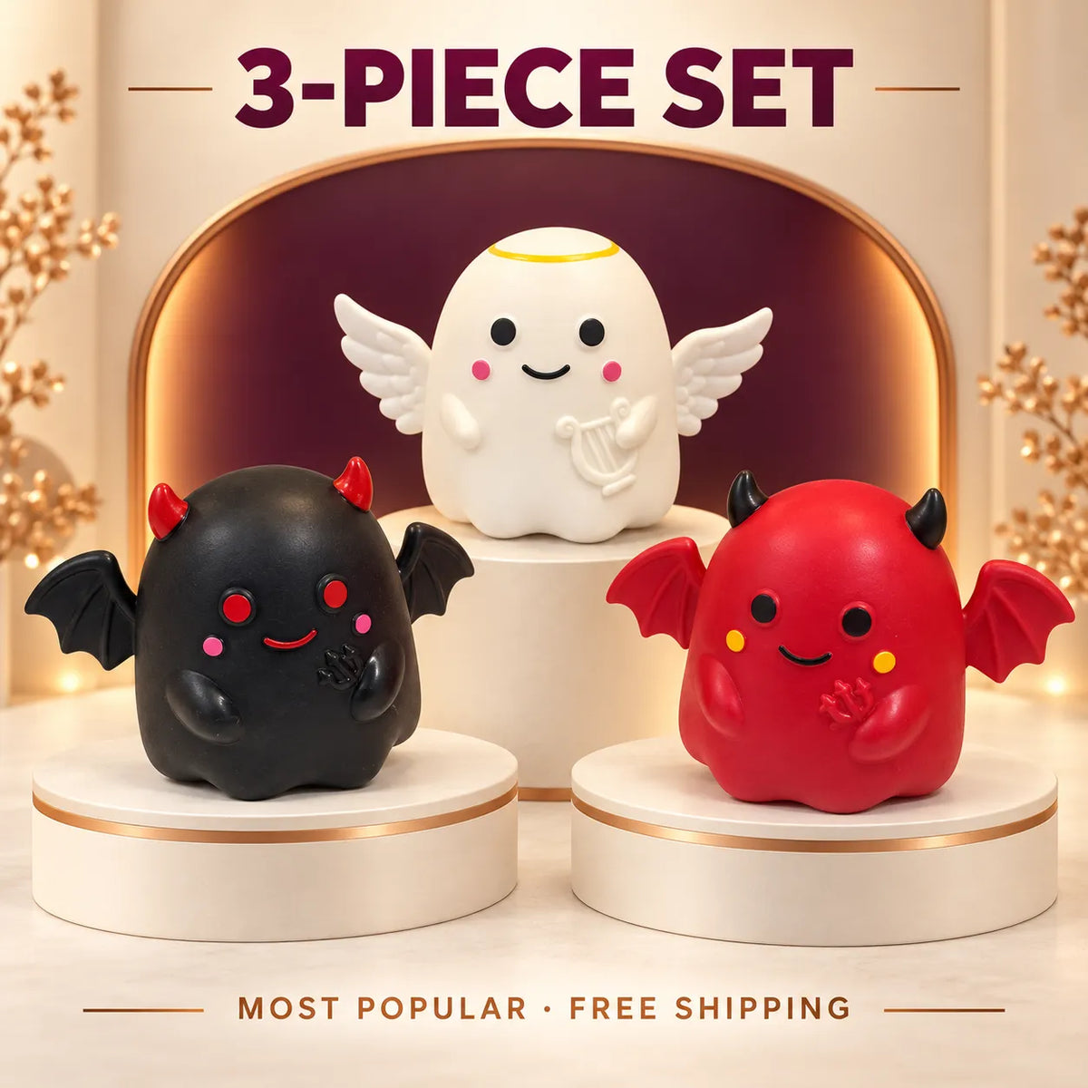 Halloween Ghost & Monster Squishy Toy Sets