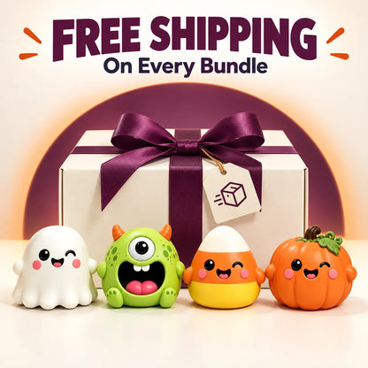 Halloween Ghost & Monster Squishy Toy Sets