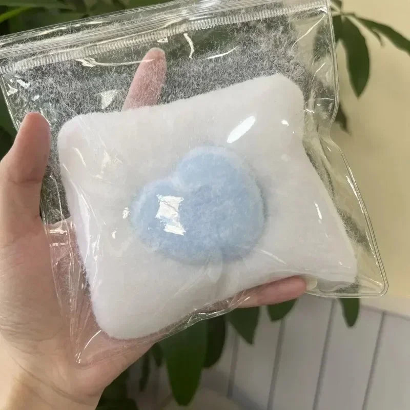 Handmade Silicone Big and Chunky Love Pillow Case Taba Squishy Toy with Flocking