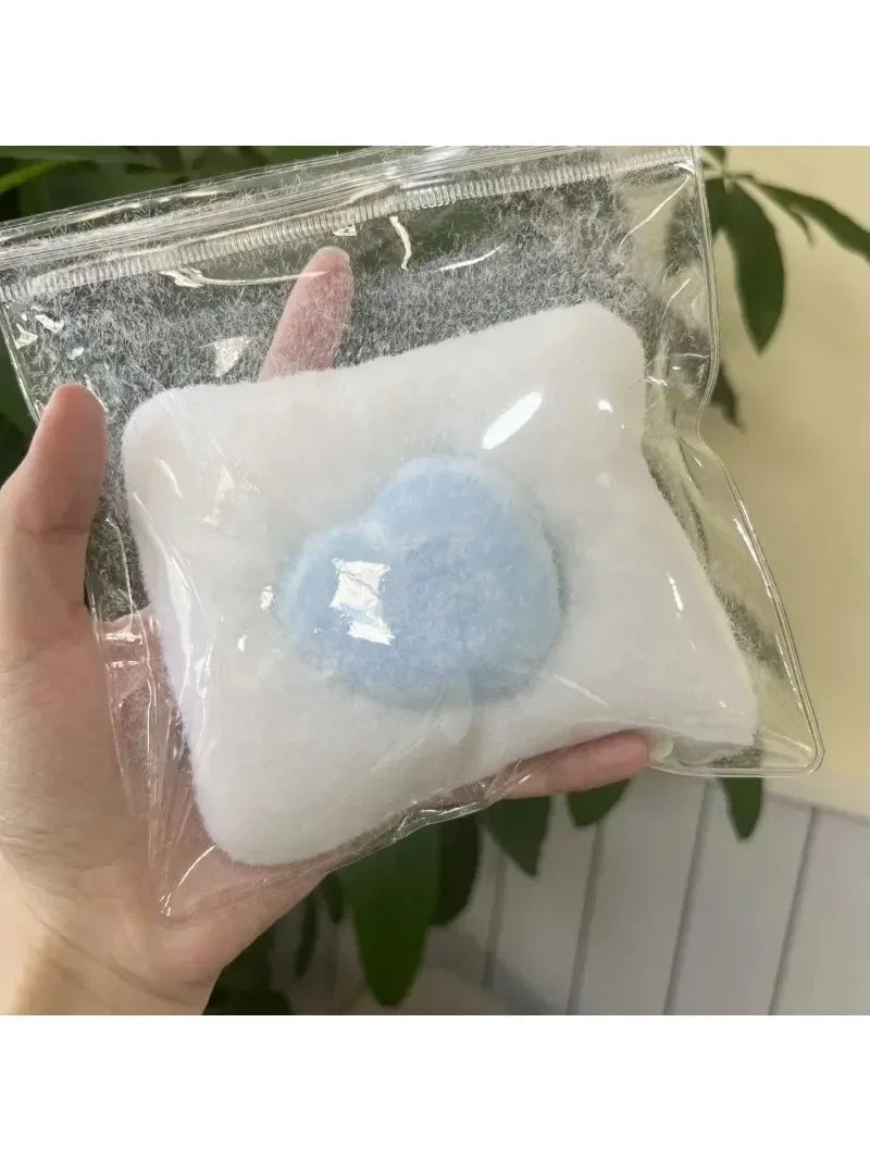 Handmade Silicone Big and Chunky Love Pillow Case Taba Squishy Toy with Flocking