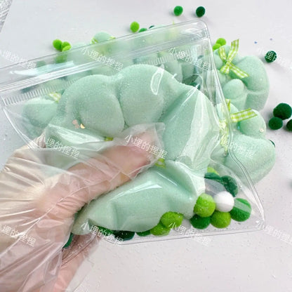 Handmade Green Cat's Paw Taba Squishy Toy