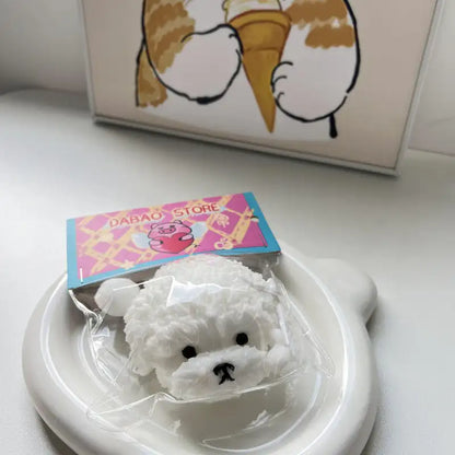Handmade Silicone Puppy Without Flocking Stress Relief Taba Squishy Toy
