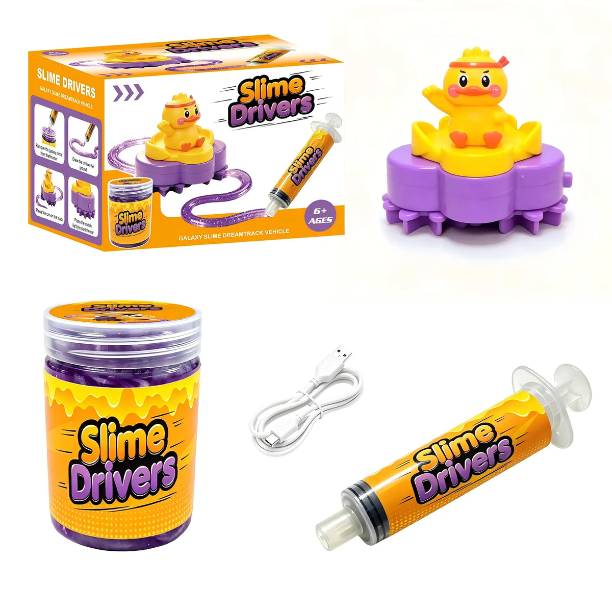 Slime Race Track Toy – Draw Your Own Road