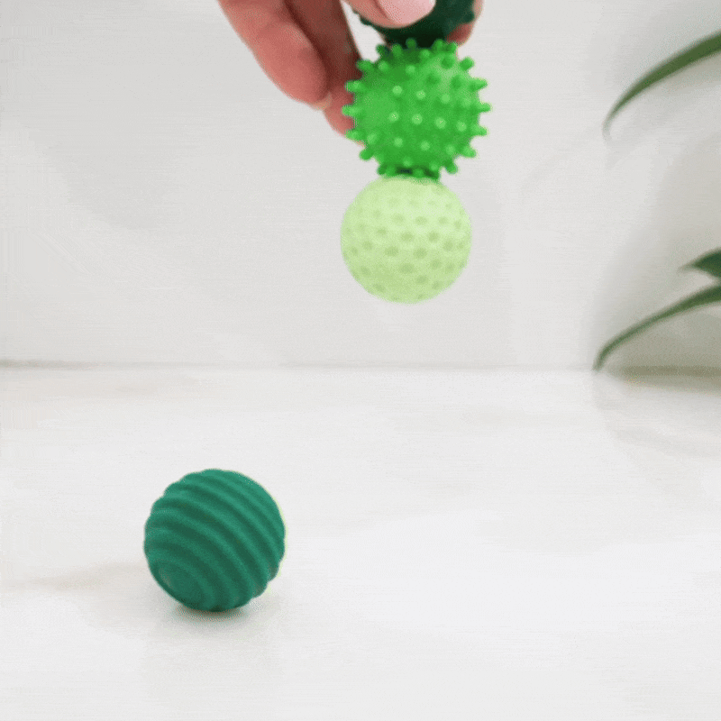 Magnetic Sensory Balls – Textured Silicone Fidget Set with Carrying Case