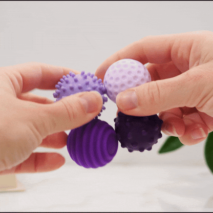 Magnetic Sensory Balls – Textured Silicone Fidget Set with Carrying Case