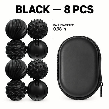 Magnetic Sensory Balls – Textured Silicone Fidget Set with Carrying Case