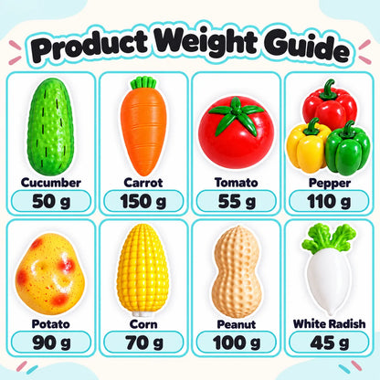 Realistic Food Squishy Toys – Vegetable Stress Relief Collection