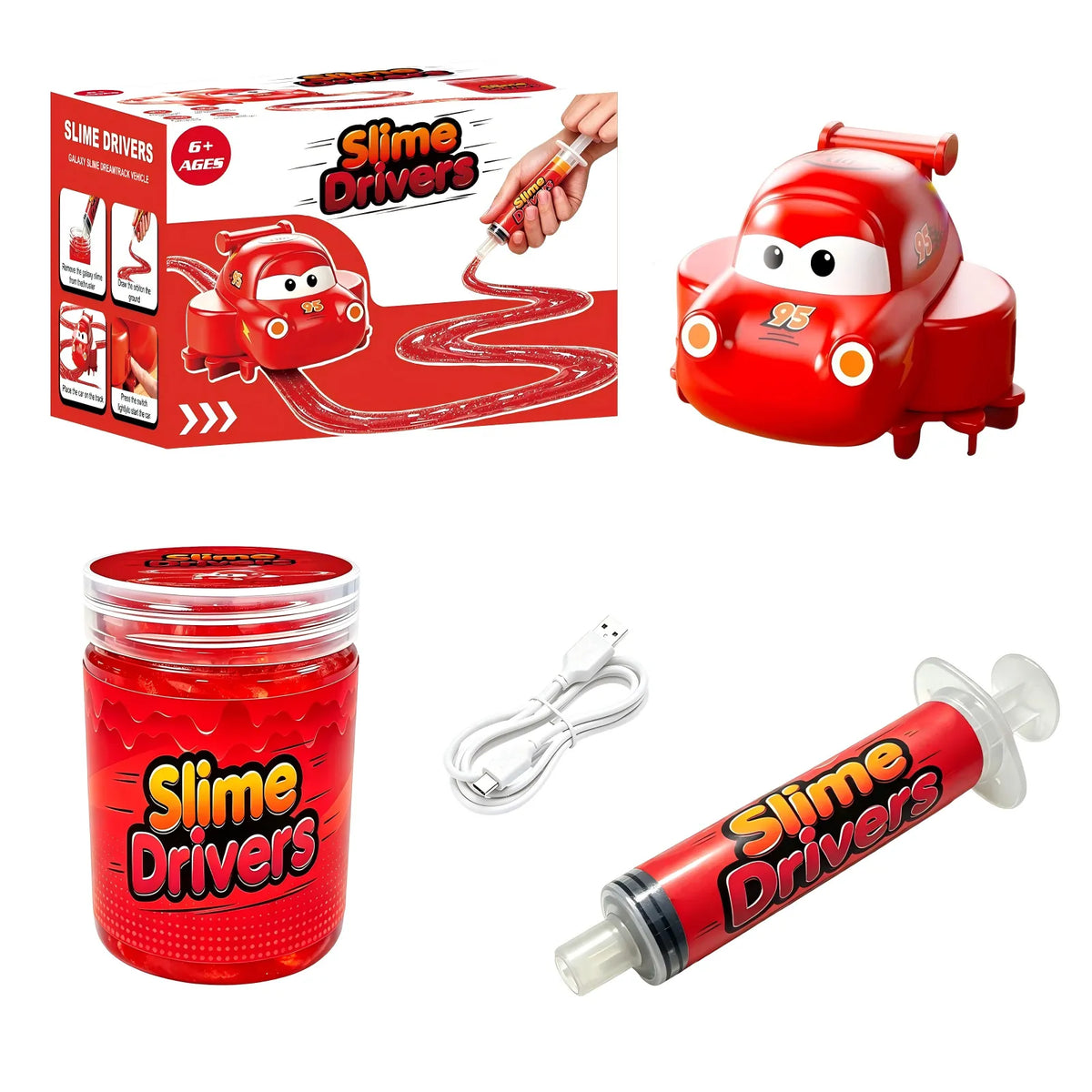 Slime Race Track Toy – Draw Your Own Road