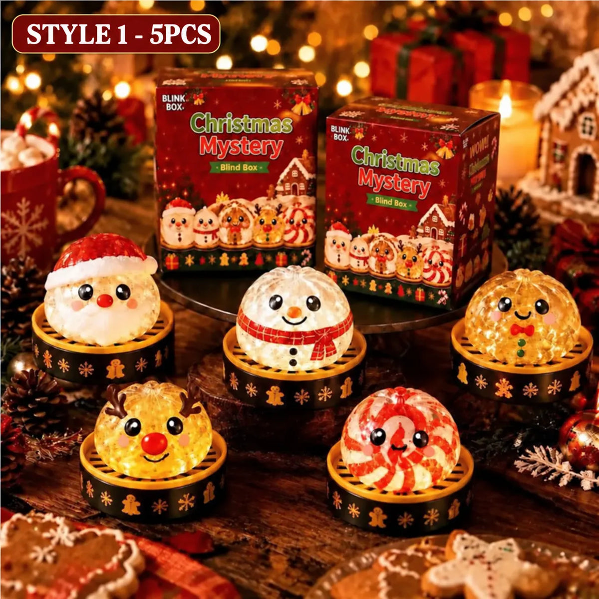 Christmas Squishy Toy Set – Festive Holiday Collection
