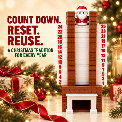 Santa Chimney Advent Calendar – 3D-Printed Christmas Countdown