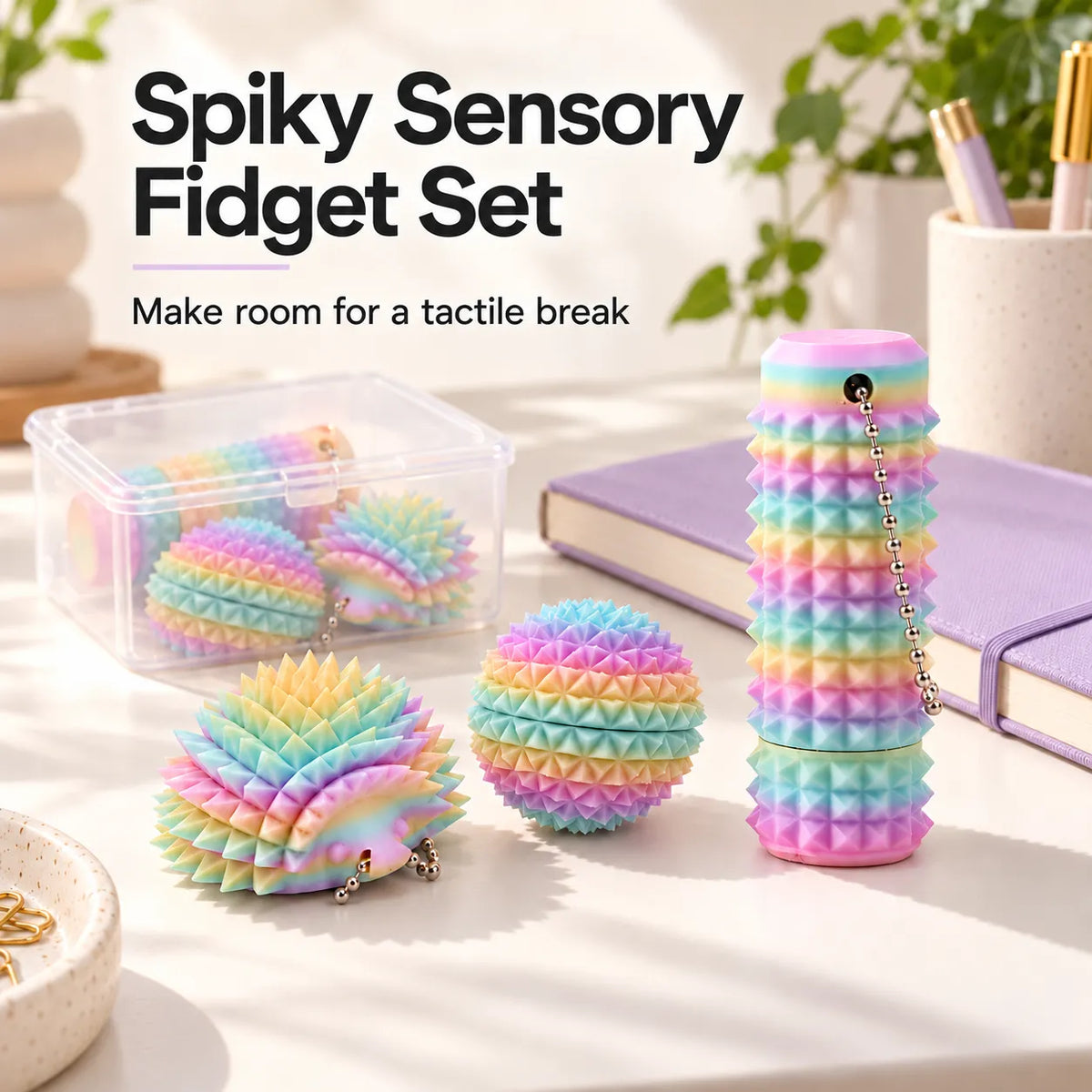 Spiky Sensory Fidget Set