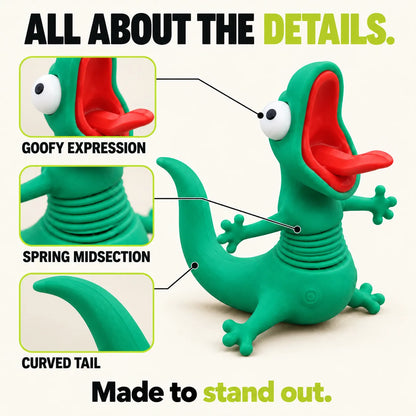 Spring Lizard Fidget Toy – Funny Wiggly Desk Figurine