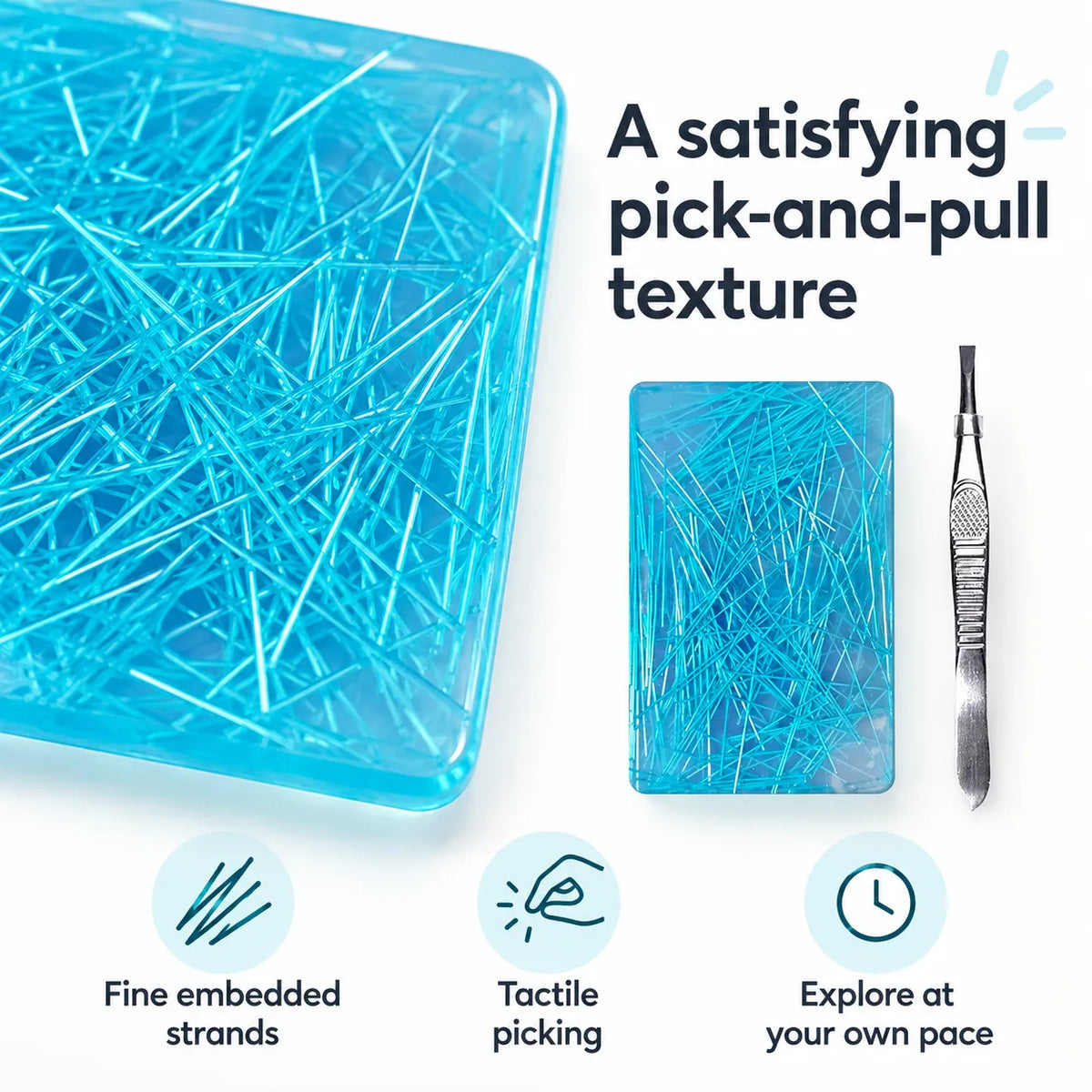 String Picking Pad Set with Tweezers