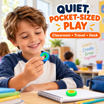 Textured Rotating Sensory Fidget Rings