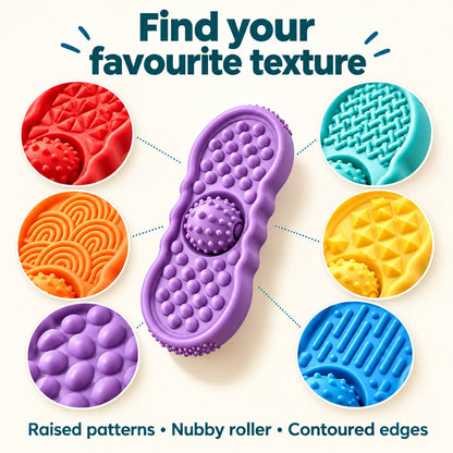 Textured Sensory Fidget Stones – 6-Color Set & Bundles