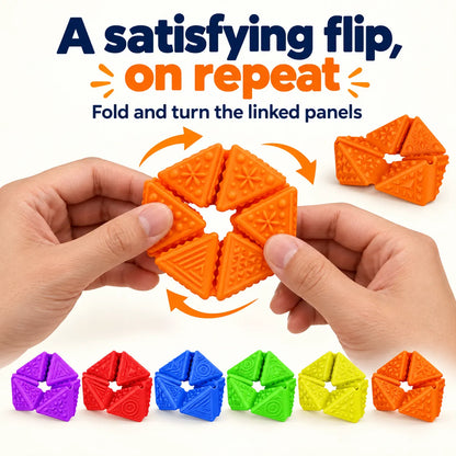 Textured Sensory Flip Fidget Toys – 6, 12 or 24 Pack