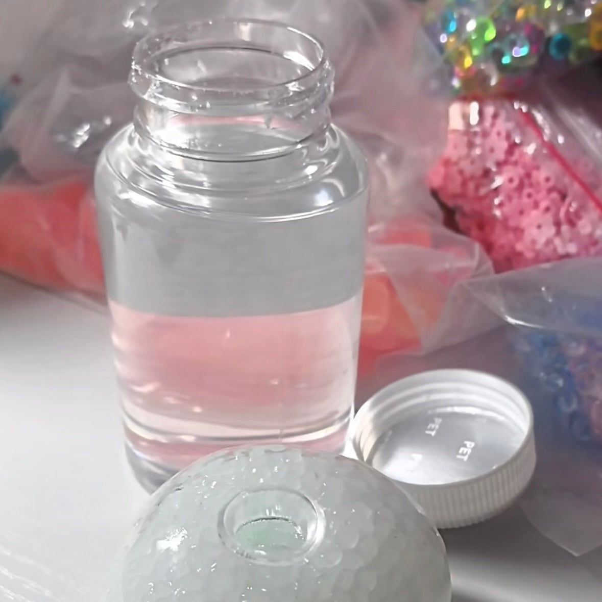 10ml / 50ml / 100ml / 250ml / 500ml Lid Sealing Glue for Stress Ball