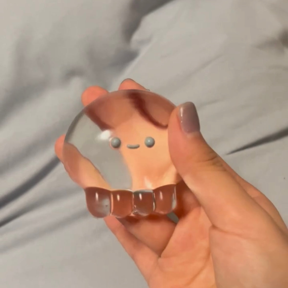60g Handmade Transparent Jellyfish Octopus Taba Squishy Toy
