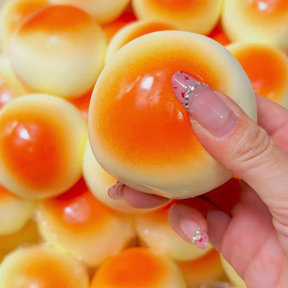 Crunchy Bread Stress Ball Squishy Bead & Clay Base Stress Relief Decompression Toy
