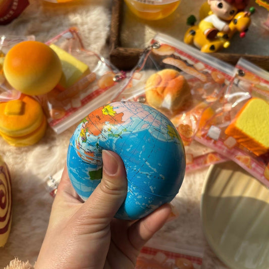 Slow Rising Squishy Earth Globe Ball Stress Relief Decompression Toy