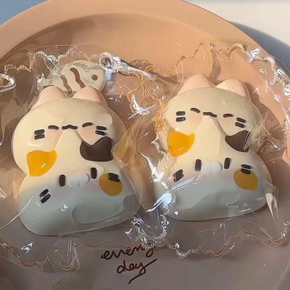 Three-colored Kitten Cat Taba Squishy Toy