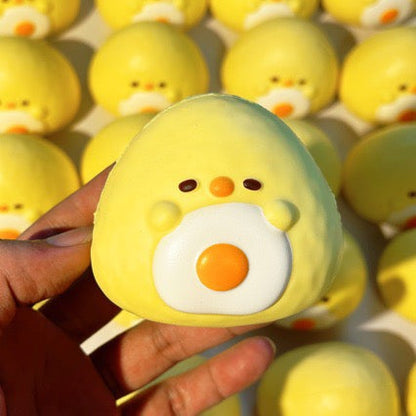 Slow Rising Squishy Chick with Egg Stress Relief Decompression Toy