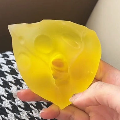 Vaseline Base Cheese Stress Ball Squishy Stress Relief Decompression Toy