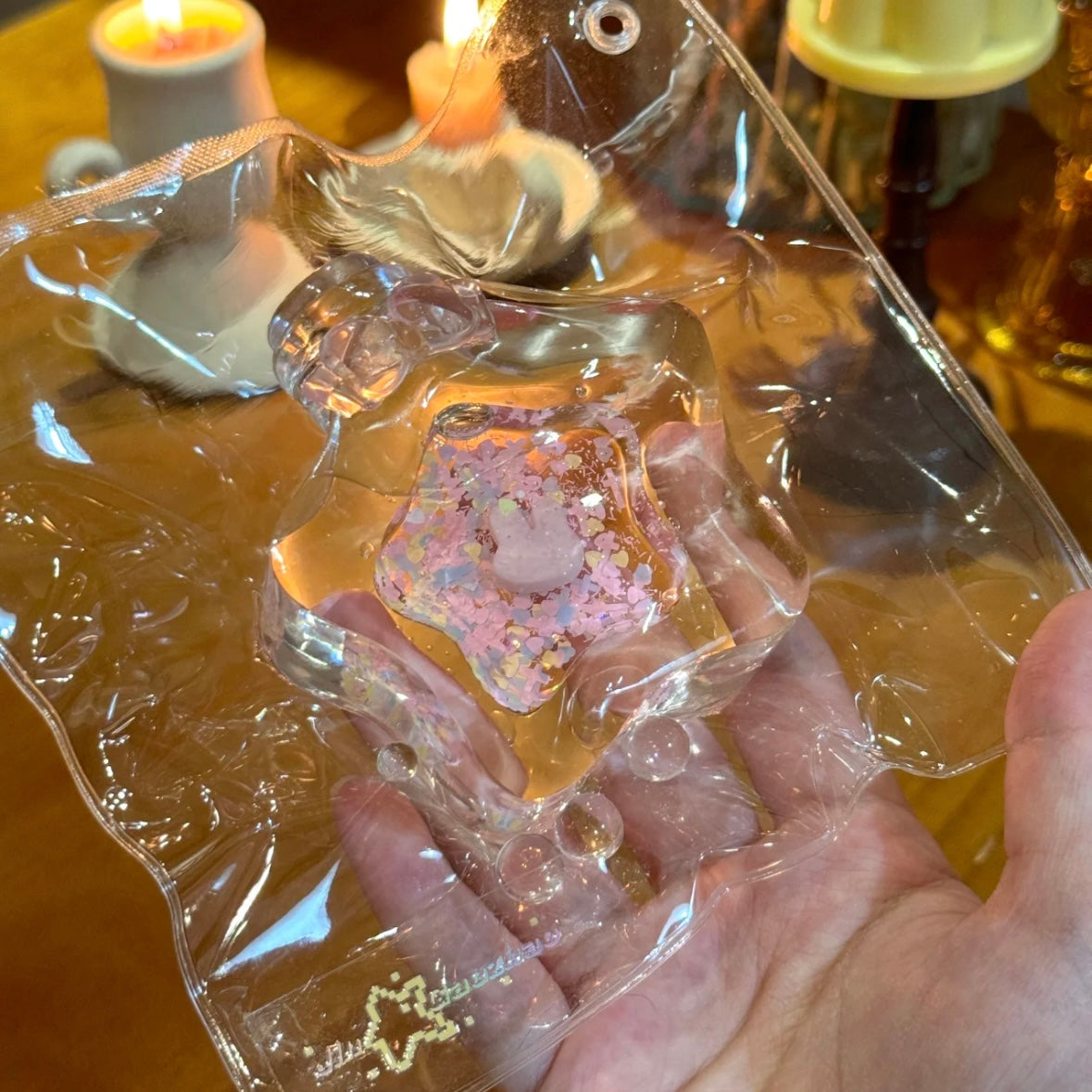 Transparent Wish Bottle Taba Squishy Toy (Liquid Squishy)
