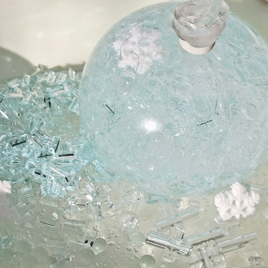 Handmade Snowflower Stress Ball