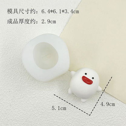 Mini Ghost Mold Silicone Squishy Mold
