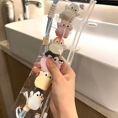 6PCS Handmade Super Mini Penguin Taba Squishy Toy