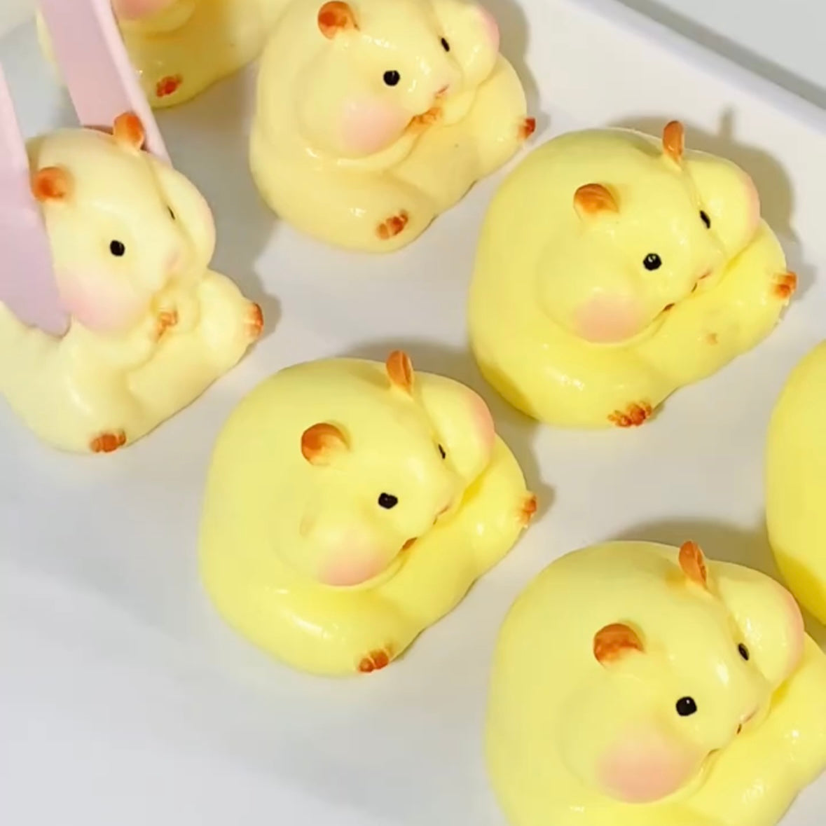 Squishy Hamster Stress Relief Taba Squishy Toy with Flocking