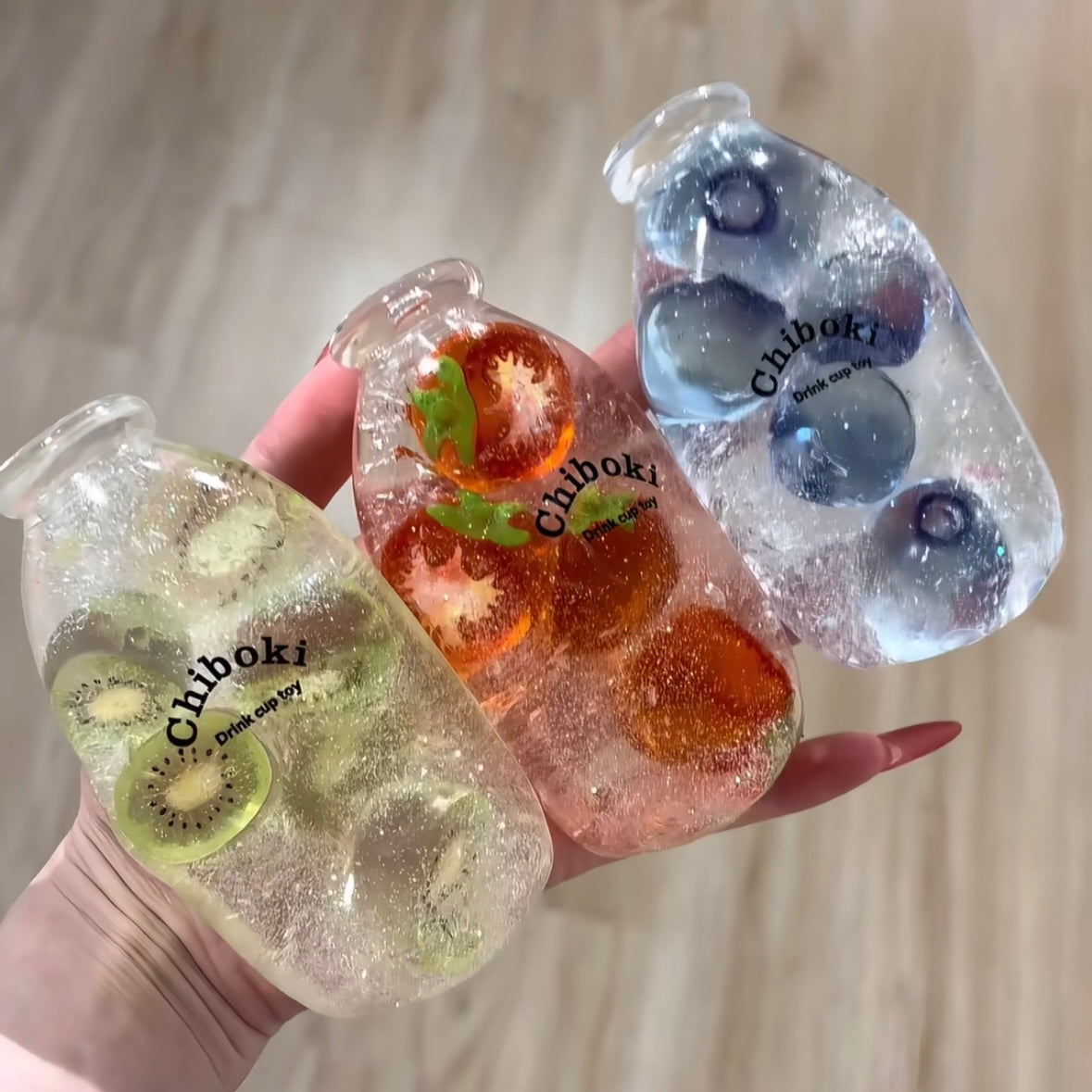 Vaseline Fruit Juice Drink Stress Ball Squishy Stress Relief Decompression Toy