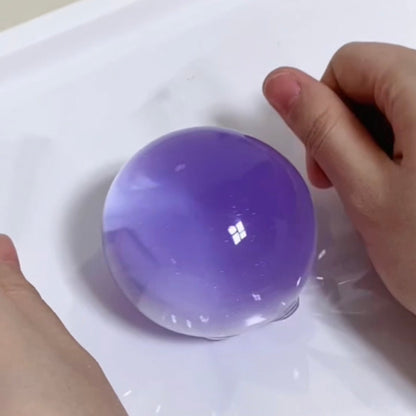 Handmade Transparent Stress Ball Taba Squishy Toy with Freebie