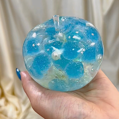 Blue Apple Vaseline Base Stress Ball Squishy Stress Relief Decompression Toy