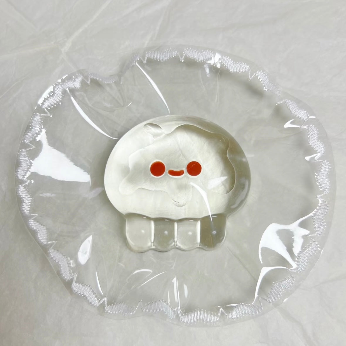Handmade Transparent Jellyfish Octopus / Squid,/ Crab Taba Squishy Toy