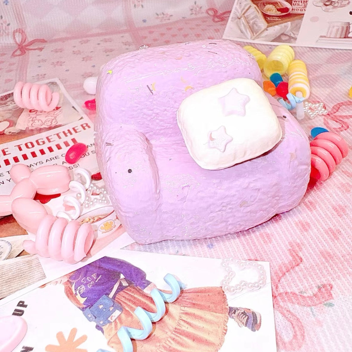 100g Handmade Silicone Sofa Taba Squishy Toy