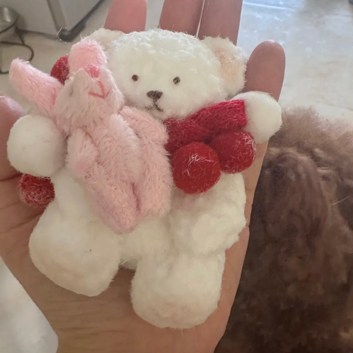 Handmade Teddy Bear Stress Relief Taba Squishy Toy  - Christmas Series