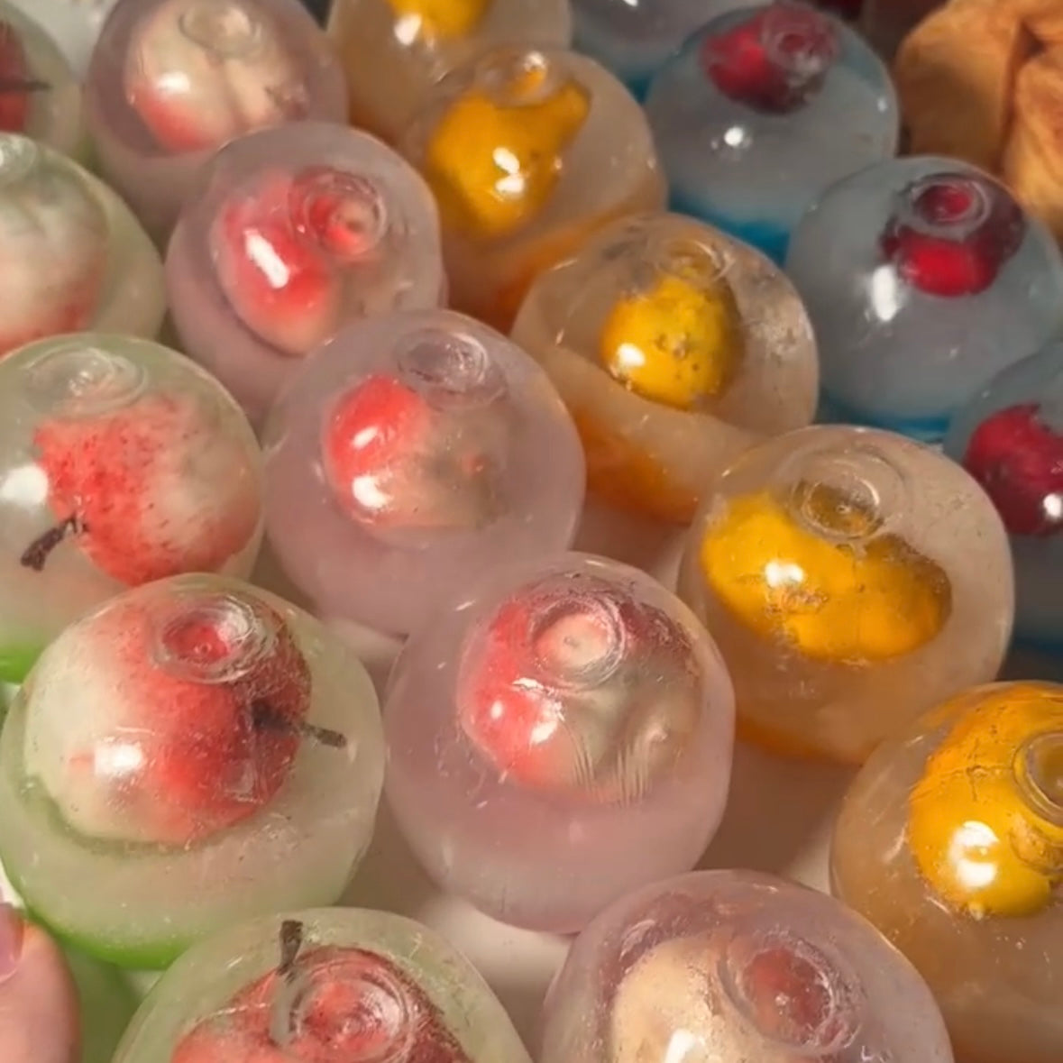Crisp Satisfying Sound Apple / Cherry / Peach / Grape / Mango Stress Ball