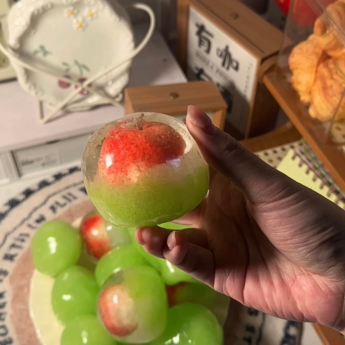 Crisp Satisfying Sound Apple / Cherry / Peach / Grape / Mango Stress Ball