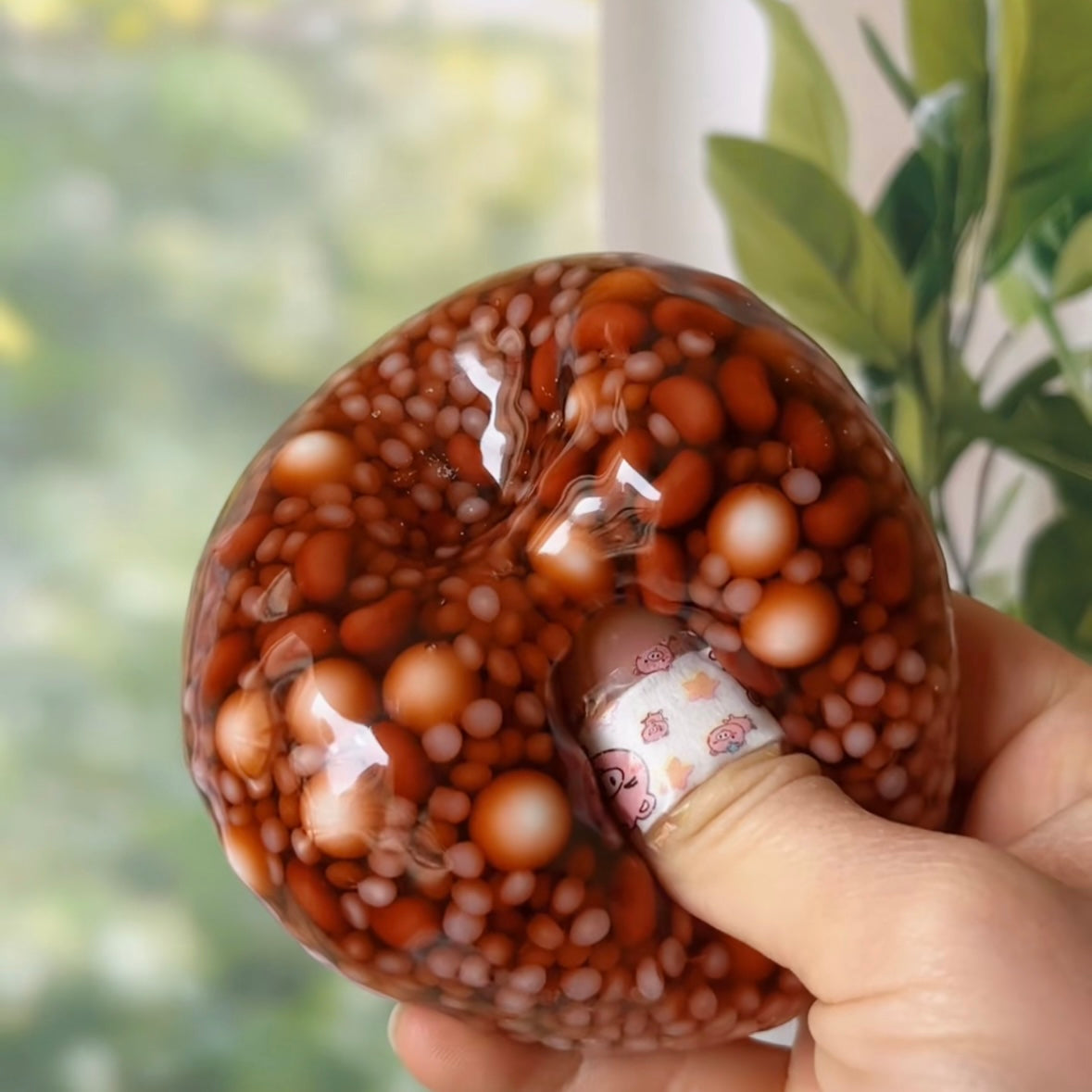 Handmade Red Bean Stress Ball