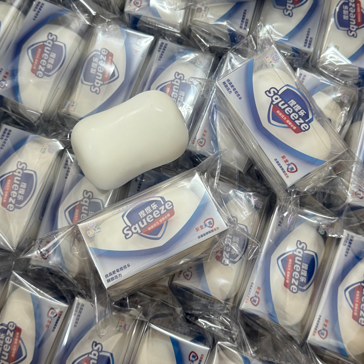Crunchy Soap Shape Bead & Clay Base Handmade Stress Balls