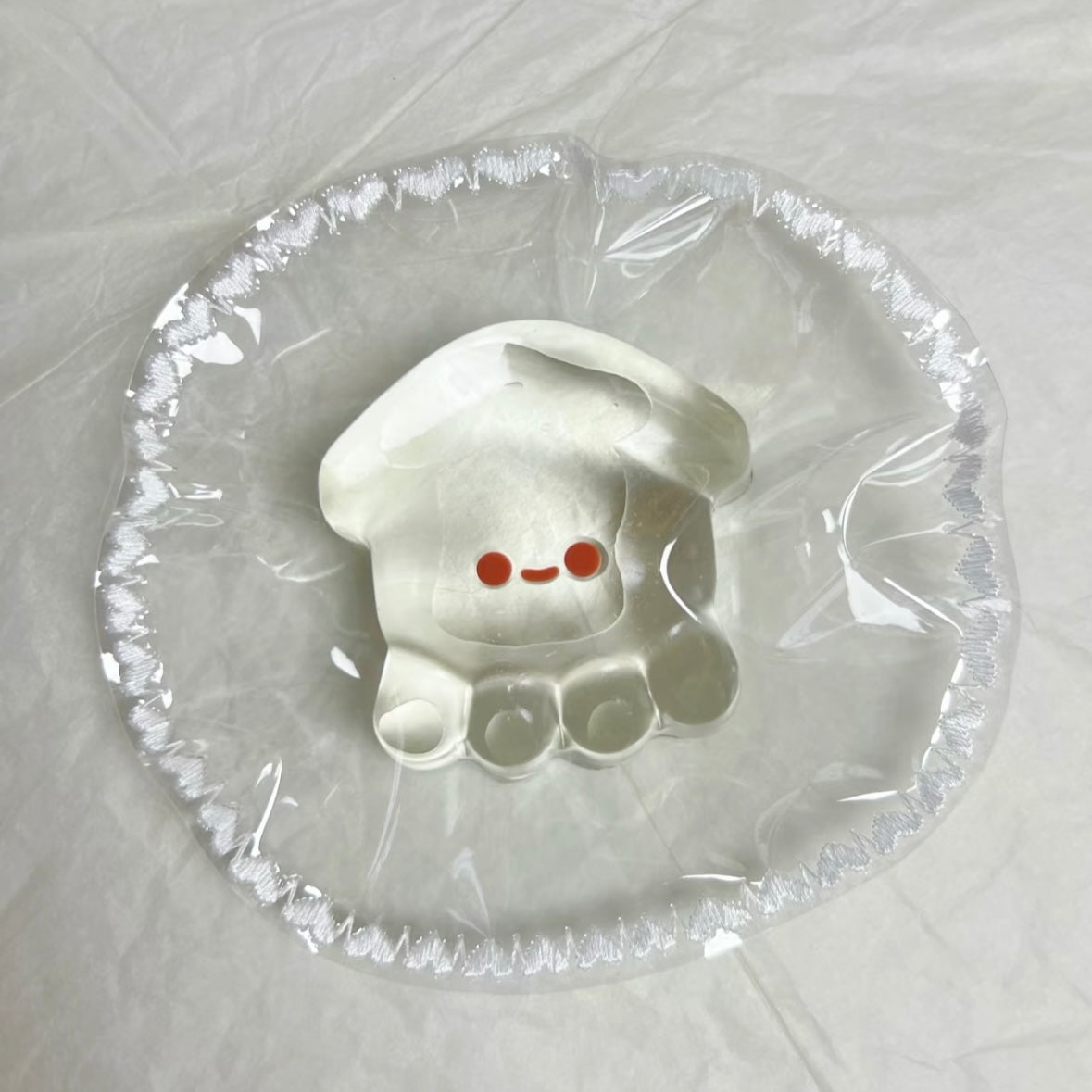 Handmade Transparent Jellyfish Octopus / Squid,/ Crab Taba Squishy Toy