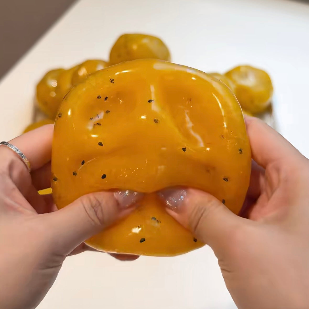 Kiwi Fruit Handmade Crisp Satisfying Sound Stress Ball